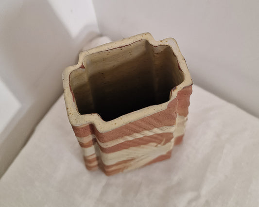 Mid Century Brutalist Studio Pottery Vase