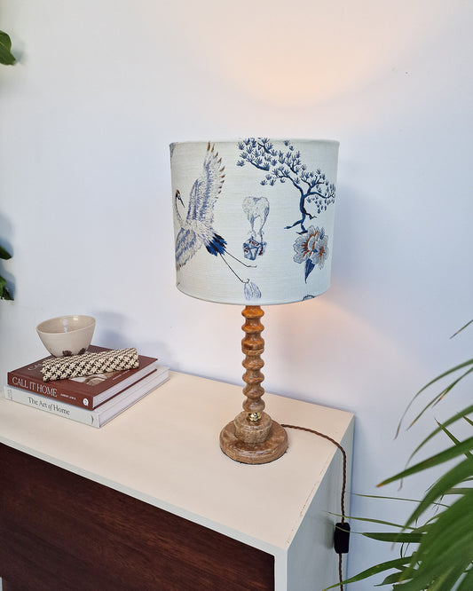 Mid Century Scandinavian Onxy Table Lamp