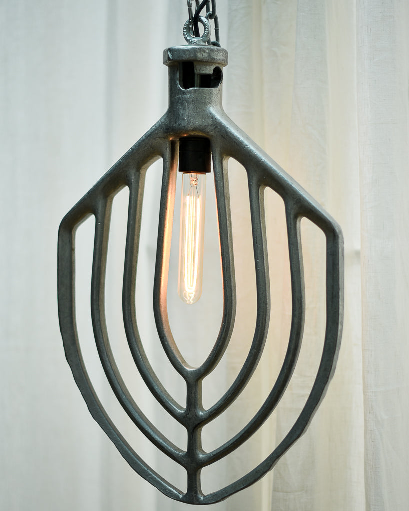 Industrial Hanging Ceiling Pendant Light (Flat Beater Whisk)
