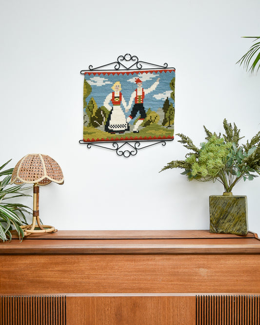 Norwegian Wool Tapestry Wall Hanging