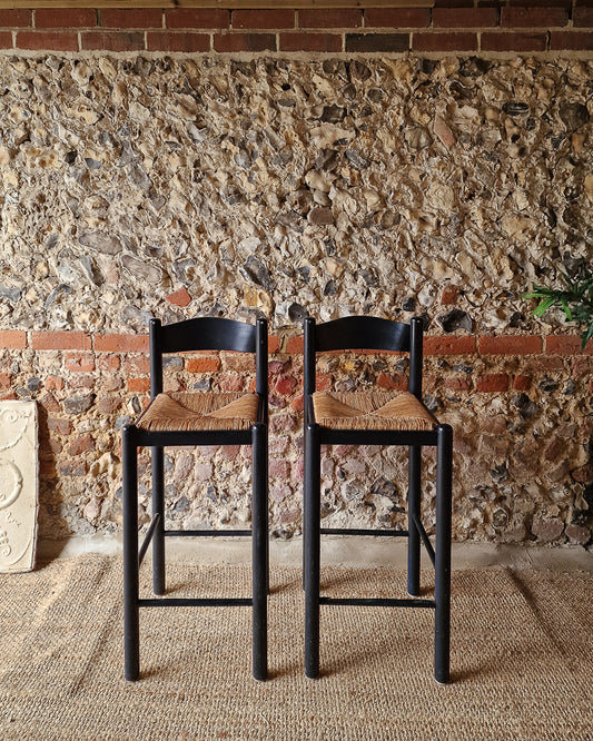 Mid Century Habitat Kitchen / Bar Stools (Vico Magistretti style)