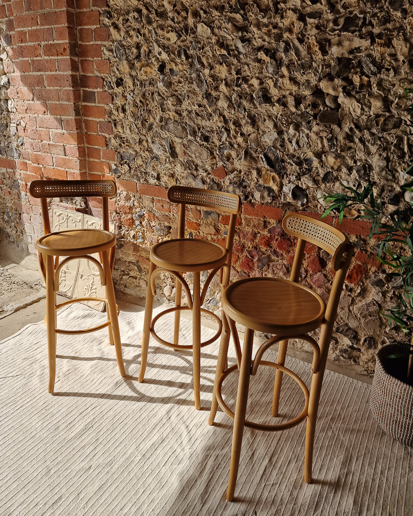 Mid Century Thonet Kitchen Bar Stools (Trio) – Gruffertys