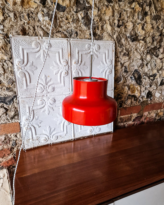 Mid Century Plug & Hang Bumling Ceiling Pendant Light Anders Pehrson