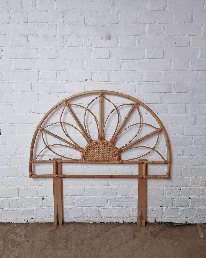 Vintage Bamboo Single Headboard