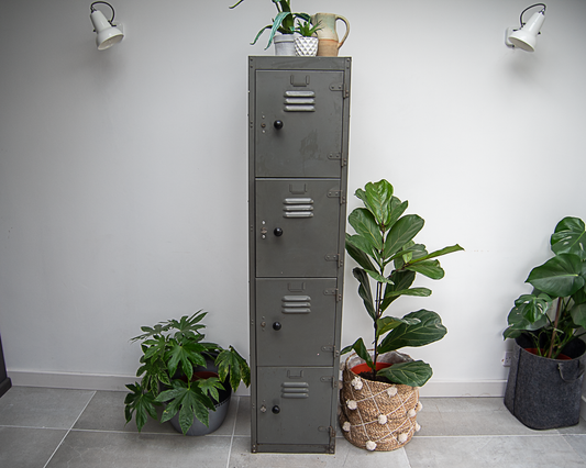 Industrial Vintage Metal Locker