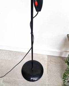 Vintage Black Metal Adjustable Floor Lamp