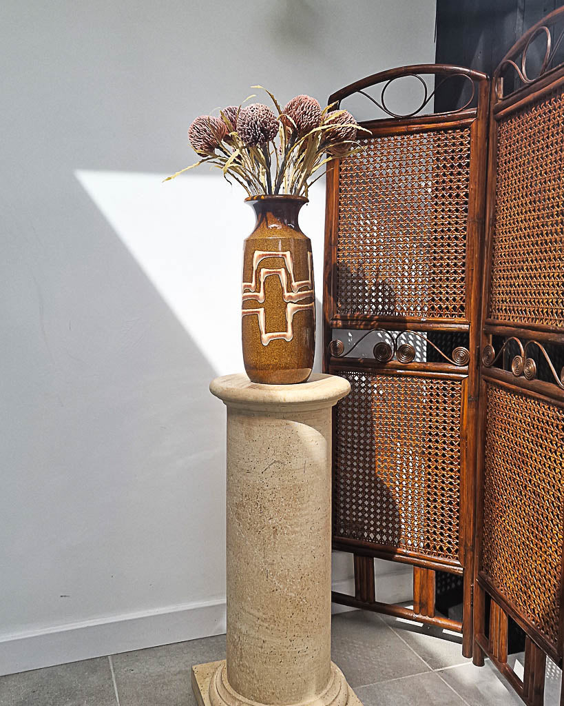 Mid Century Large German Studio Ceramic Pottery Vase