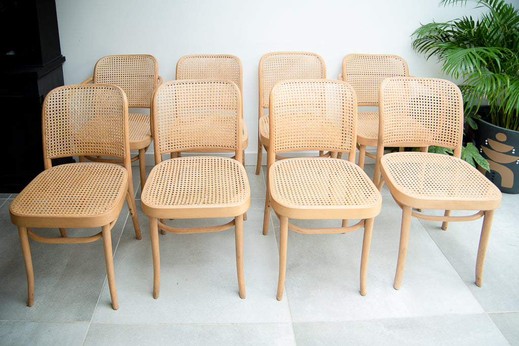 Josef Hoffman Thonet Chairs (Set of Eight) – Gruffertys