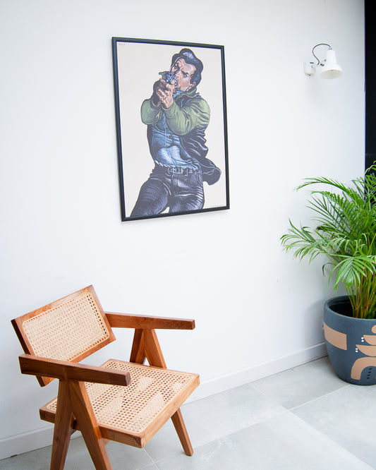 Law Enforcement Shooting Gallery Poster & Frame (PJL08)