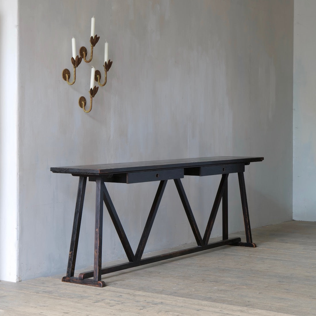 Vintage Pyramid Console Table