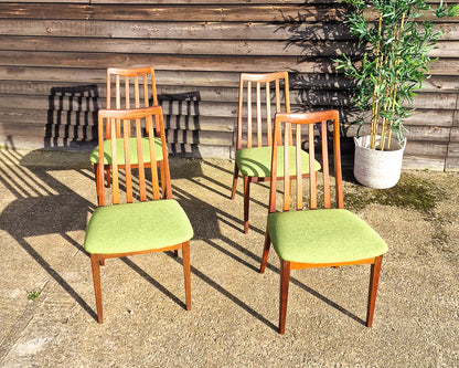 Mid Century Teak Dining Table & Chairs (x 4)