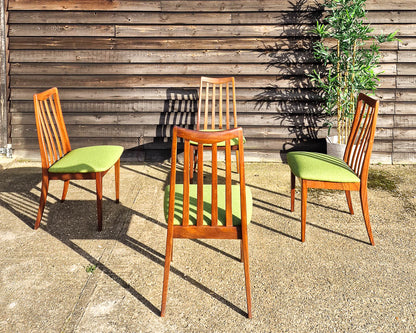 Mid Century Teak Dining Table & Chairs (x 4)