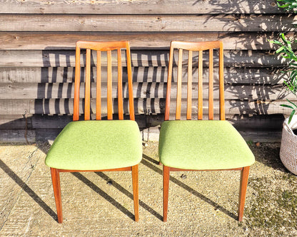 Mid Century Teak Dining Table & Chairs (x 4)