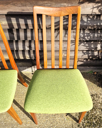 Mid Century Teak Dining Table & Chairs (x 4)