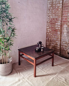 Mid Century Brutalist Square Coffee Table