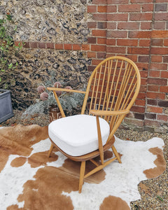 Mid Century Ercol No 317 Grandfather Armchair