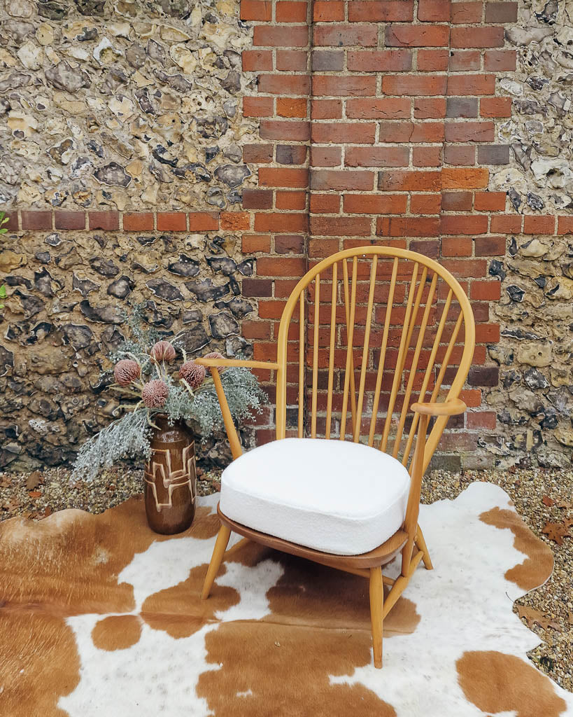 Mid Century Ercol No 317 Grandfather Armchair