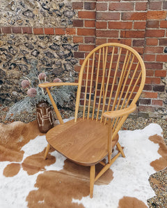 Mid Century Ercol No 317 Grandfather Armchair