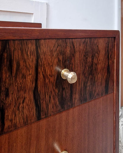 Mid Century Teak & Rosewood Chest of Drawers