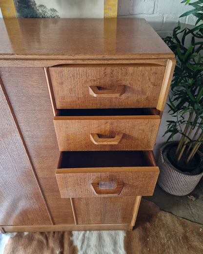Mid Century G Plan Brandon Tallboy / Gentleman's Wardrobe