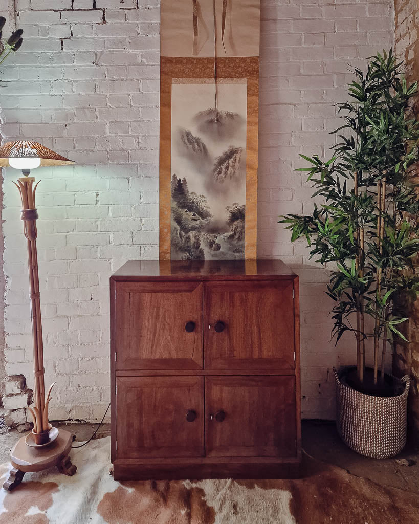 Mid Century LP Vinyl Record Unit / Cabinet (12")