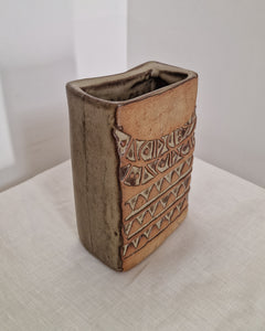 Mid Century Brutalist Studio Pottery Vase