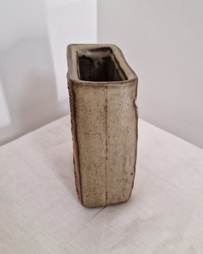 Mid Century Brutalist Studio Pottery Vase