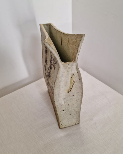 Mid Century Studio Brutalist Pottery Vase