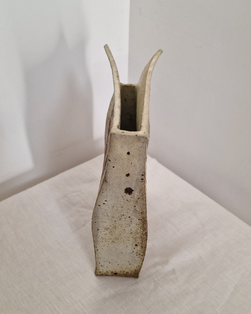 Mid Century Studio Brutalist Pottery Vase