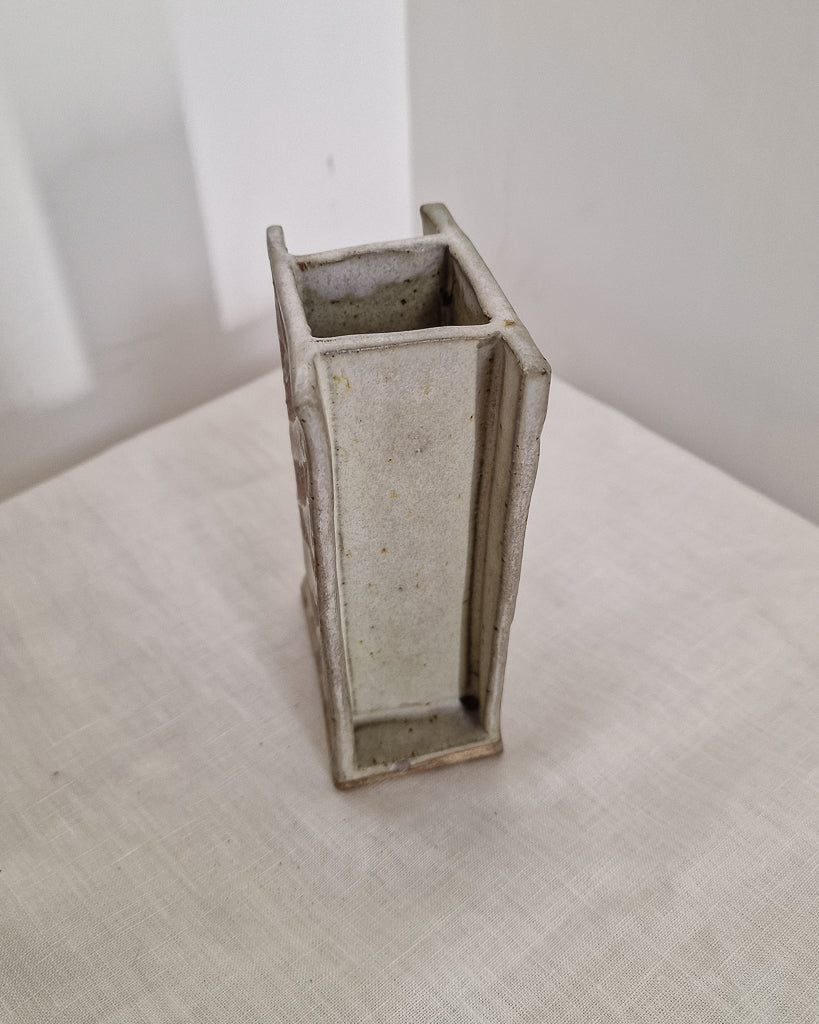 Mid Century Studio Brutalist Pottery Vase