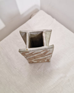 Mid Century Studio Brutalist Pottery Vase