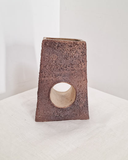 Mid Century Brutalist Studio Pottery Vase