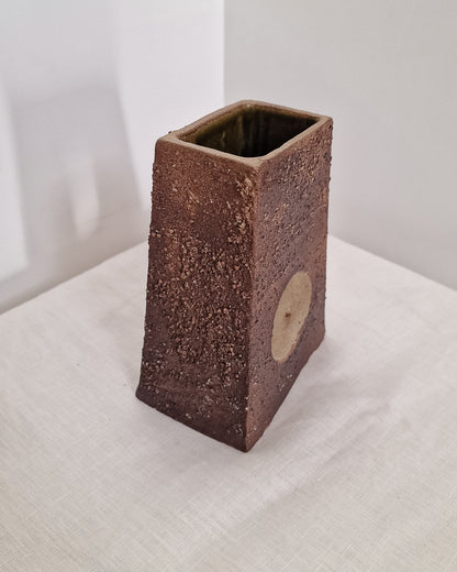 Mid Century Brutalist Studio Pottery Vase