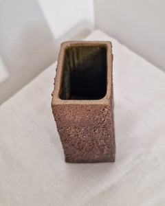Mid Century Brutalist Studio Pottery Vase