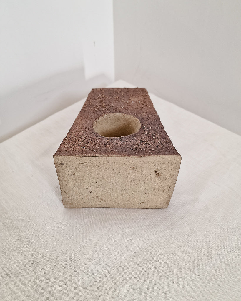 Mid Century Brutalist Studio Pottery Vase