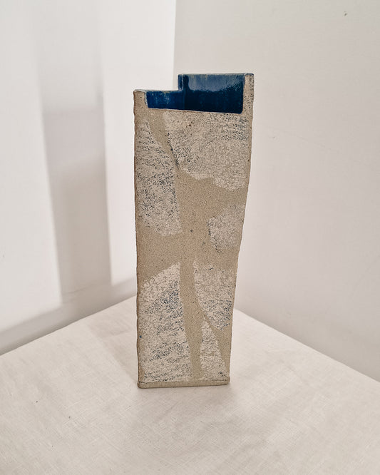 Mid Century Studio Brutalist Pottery Vase