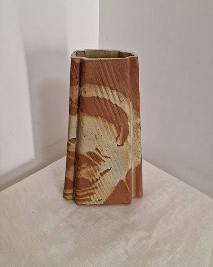 Mid Century Brutalist Studio Pottery Vase