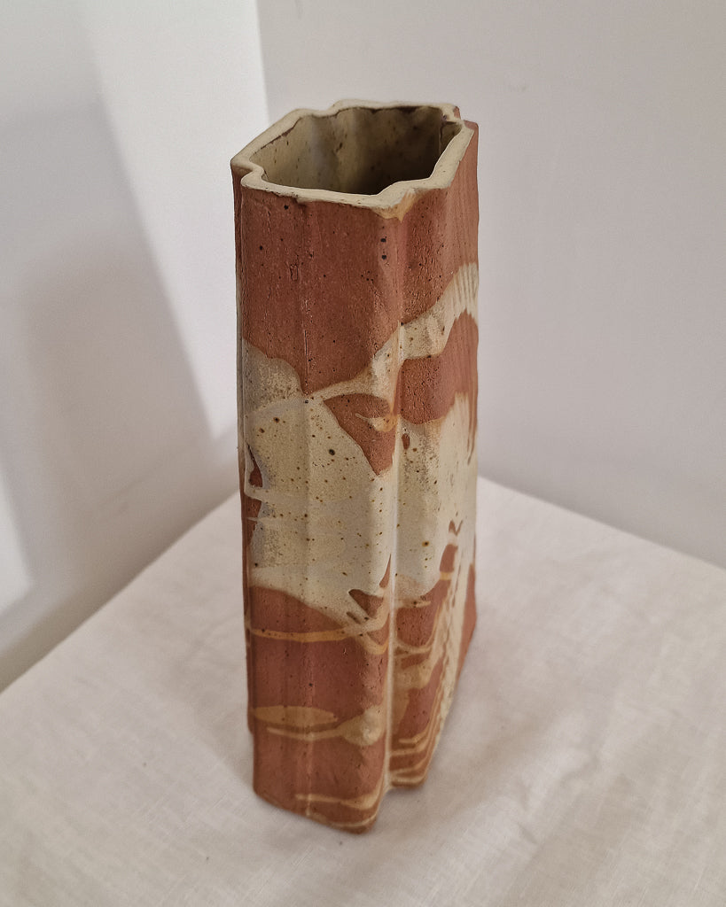 Mid Century Brutalist Studio Pottery Vase