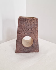 Mid Century Brutalist Studio Pottery Vase