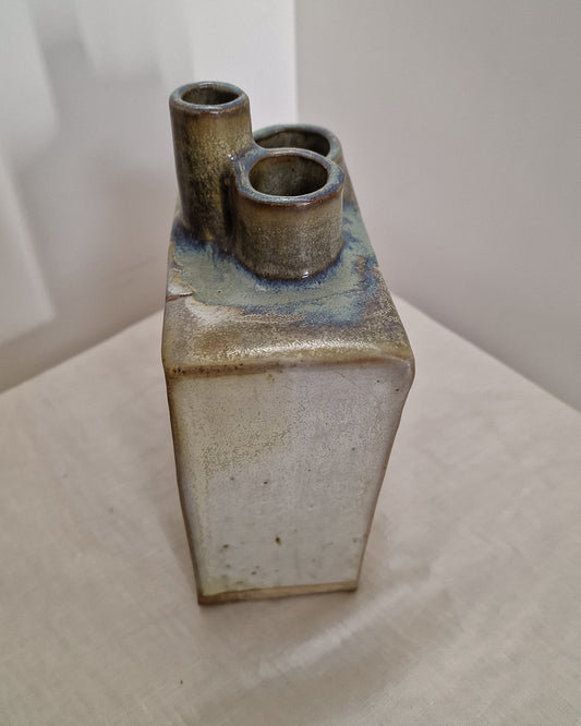 Mid Century Studio Brutalist Pottery Vase