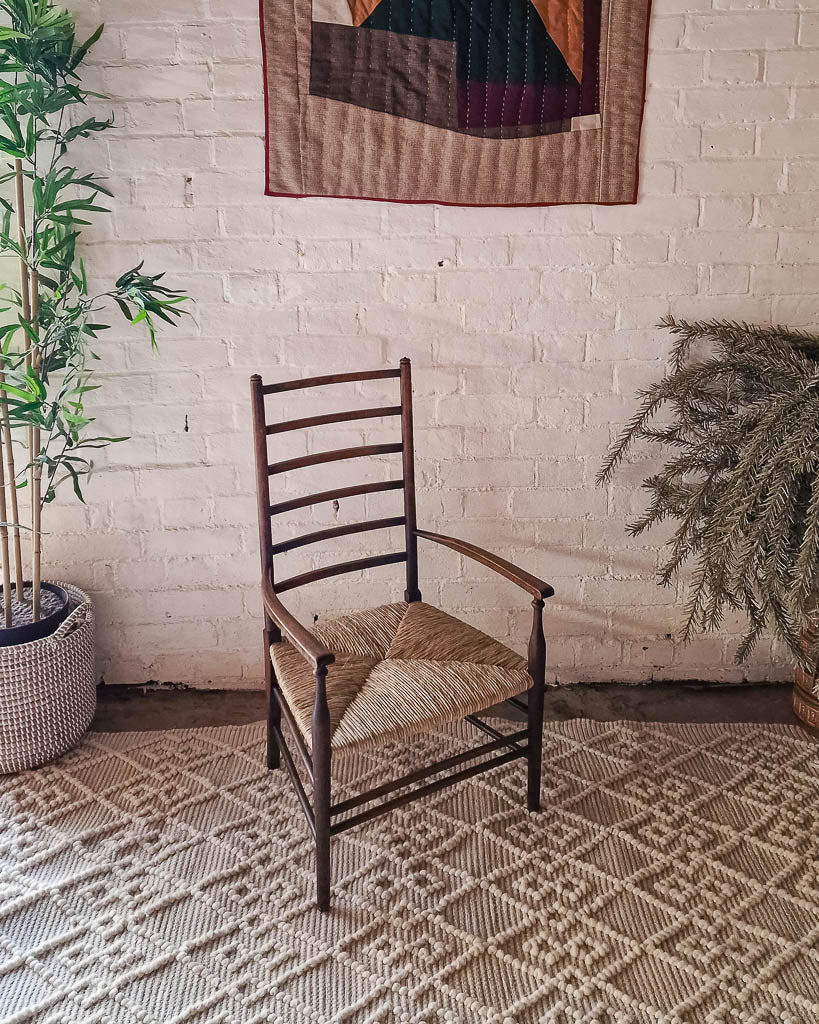 Arts & Craft Low Fireside Liberty & Co Chair & Stool