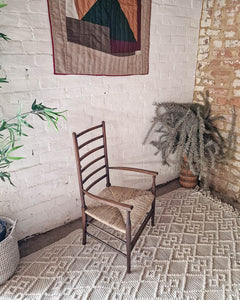 Arts & Craft Low Fireside Liberty & Co Chair & Stool