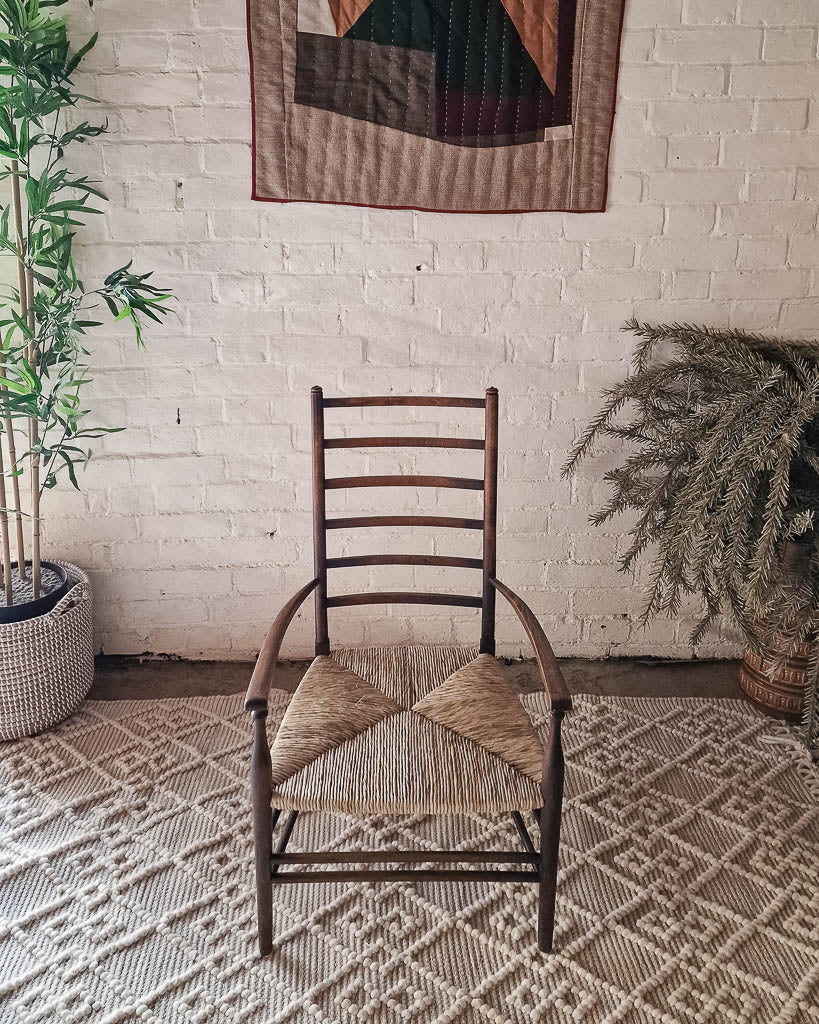 Arts & Craft Low Fireside Liberty & Co Chair & Stool