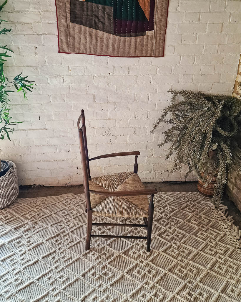 Arts & Craft Low Fireside Liberty & Co Chair & Stool