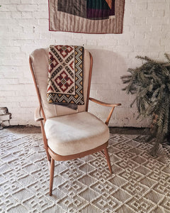 Pair Mid Century Ercol No 835 Evergreen Armchair