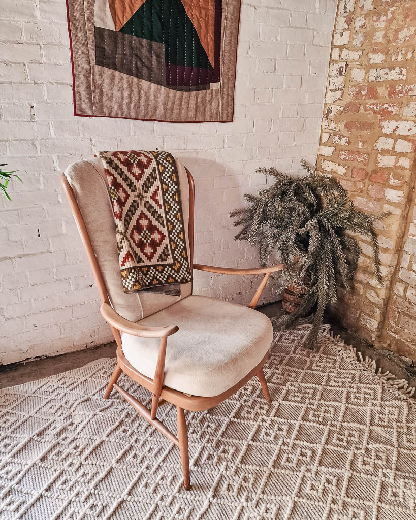 Pair Mid Century Ercol No 835 Evergreen Armchair