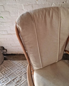 Pair Mid Century Ercol No 835 Evergreen Armchair