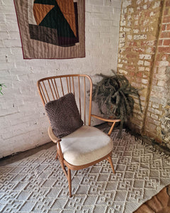 Pair Mid Century Ercol No 835 Evergreen Armchair