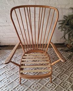 Pair Mid Century Ercol No 835 Evergreen Armchair