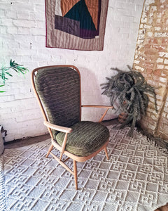 Mid Century Ercol No 478 Evergreen Armchair